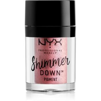 NYX Professional Makeup Shimmer Down Pigment magas pigmenttartalmú szemhéjfesték árnyalat Mauve Pink 1.5 g