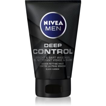Nivea Men Deep tisztító gél az arcra és a szakállra 100 ml