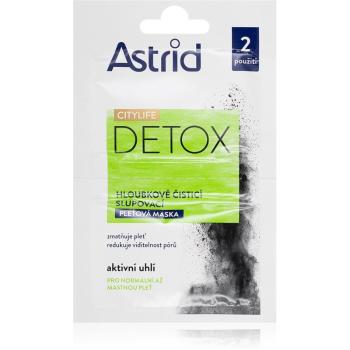 Astrid CITYLIFE Detox tisztító maszk 2x8 ml