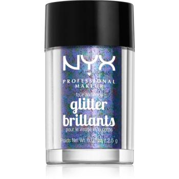 NYX Professional Makeup Glitter Goals Arc és test csillám árnyalat 11 Violet 2.5 g