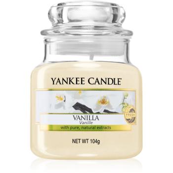 Yankee Candle Vanilla illatos gyertya Classic közepes méret 104 g