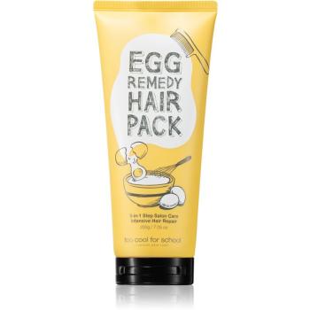 Too Cool For School Egg Remedy Hair Pack tápláló és hidratáló hajmaszk 200 g