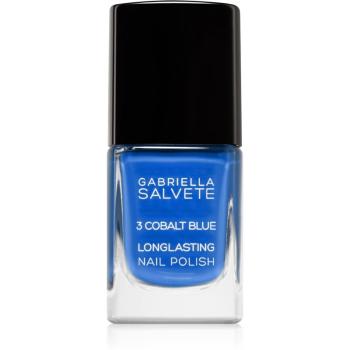 Gabriella Salvete Longlasting Enamel hosszantartó körömlakk magasfényű árnyalat 03 Cobalt Blue 11 ml
