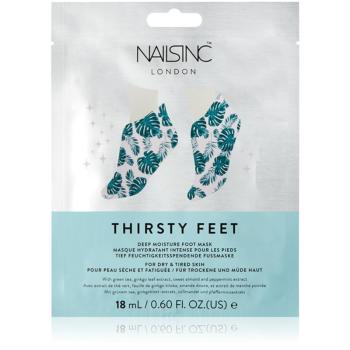 Nails Inc. Thirsty Feet hidratáló maszk lábakra 18 ml