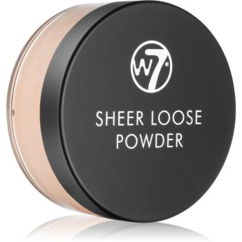 W7 Cosmetics Sheer Loose mattító lágy púder árnyalat Biscuit 16 g