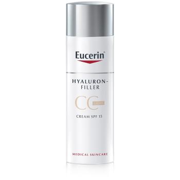 Eucerin Hyaluron-Filler CC krém a mély ráncok ellen SPF 15 árnyalat Light/Natural 50 ml