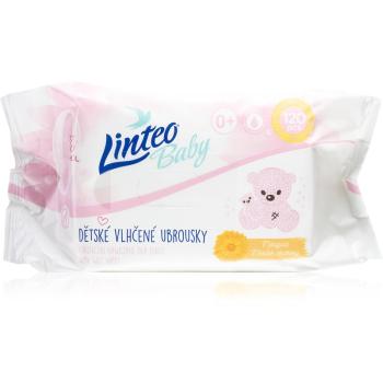Linteo Baby Soft & Cream finom nedves törlőkendők gyermekeknek 120 db