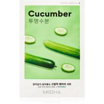 Missha Airy Fit Cucumber hidratáló és revitalizáló arcmaszk száraz bőrre 19 g