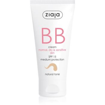 Ziaja BB Cream BB krém normál és száraz bőrre árnyalat Natural 50 ml