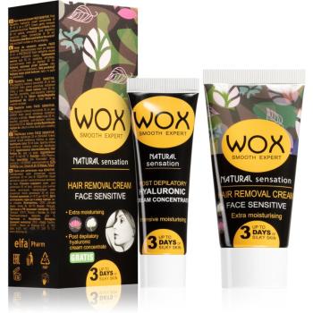 WOX Natural Sensation szőrtelenítő krém az arcra 50 ml