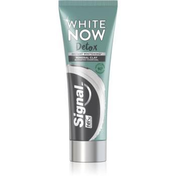 Signal White Now Detox Charcoal fogfehérítő fogkrém faszénnel 75 ml