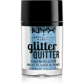 NYX Professional Makeup Glitter Quitter csillámok árnyalat 05 - Blue 1.5 g
