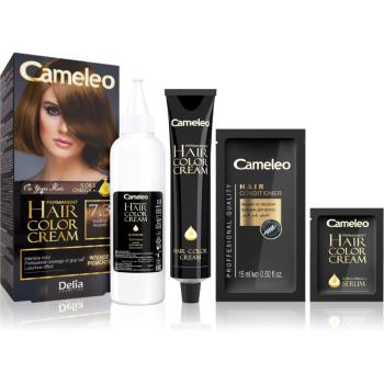 Delia Cosmetics Cameleo Omega tartós hajfesték árnyalat 7.3 Hazelnut