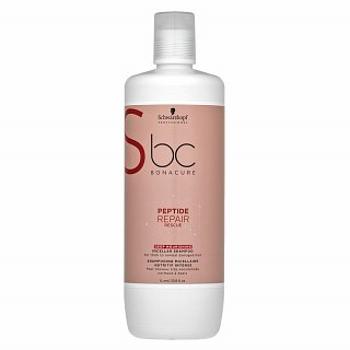 Schwarzkopf Professional BC Bonacure Peptide Repair Rescue Deep Nourishing Micellar Shampoo sampon sérült hajra 1000 ml