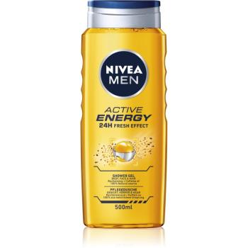 Nivea Active Energy felfrissítő tusfürdő gél arcra, testre és hajra 500 ml