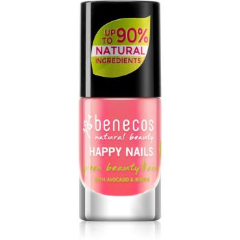 Benecos Happy Nails ápoló körömlakk árnyalat Peach Sorbet 5 ml
