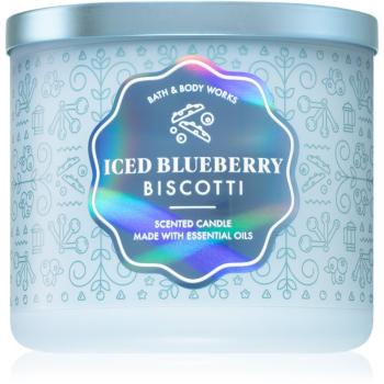 Bath & Body Works Iced Blueberry Biscotti illatos gyertya 411 g