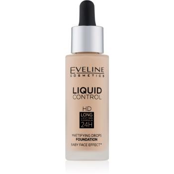 Eveline Cosmetics Liquid Control folyékony make-up pipettával árnyalat 04 Warm Beige 32 ml