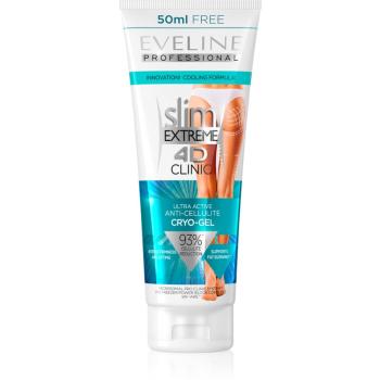 Eveline Cosmetics Slim Extreme 4D Clinic feszesítő gél hűsítő hatással 250 ml