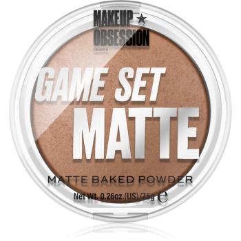 Makeup Obsession Game Set Matte mattító púder árnyalat Sahara 7.5 g