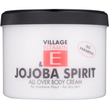 Village Vitamin E Jojoba Spirit testápoló krém parabénmentes 500 ml