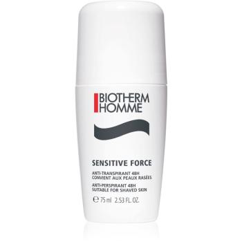 Biotherm Homme Sensitive Force izzadásgátló roll-on a nagyon érzékeny bőrre 75 ml