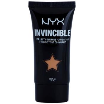 NYX Professional Makeup Invincible make-up a bőr tökéletlenségei ellen árnyalat 08 Golden Beige 25 ml