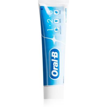 Oral B 1-2-3 Salt Power White fehérítő fogkrém a teljes ápolásért 100 ml