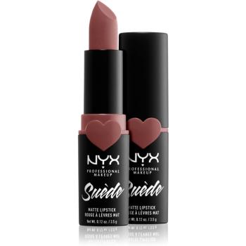 NYX Professional Makeup Suede Matte Lipstick mattító rúzs árnyalat 05 Brunch Me 3.5 g