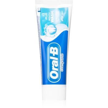 Oral B Complete Plus Mouth Wash fogkrém a friss lehelletért Mint 75 ml