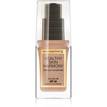 Max Factor Healthy Skin Harmony folyékony make-up SPF 20 árnyalat 75 Golden 30 ml