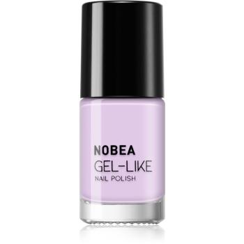 NOBEA Day-to-Day körömlakk géles hatással árnyalat Soft Lilac #N05 6 ml