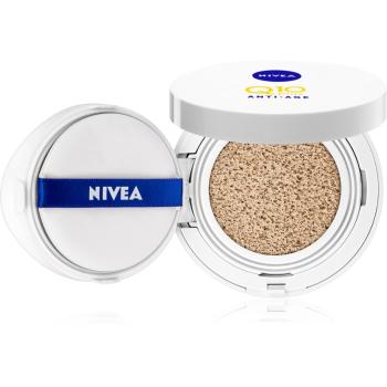 Nivea Q10 Plus Anti-Age szivacsos make-up ráncfeltöltő árnyalat 02 Dark 15 g