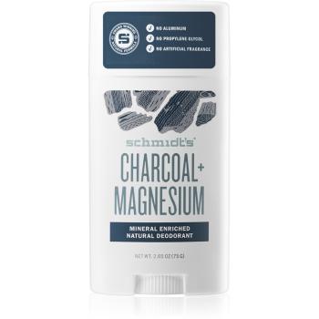 Schmidt's Charcoal + Magnesium izzadásgátló deo stift minden bőrtípusra 75 g