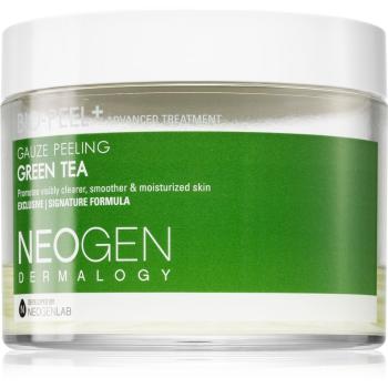 Neogen Dermalogy Bio-Peel+ Gauze Peeling Green Tea arctisztító peeling párnácskát élénk és hidratált bőr 30 db