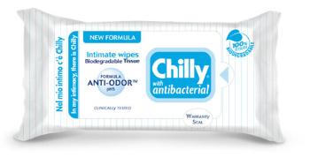Chilly Chilly intim törlőkendő (Intima Antibacterial) 12 db