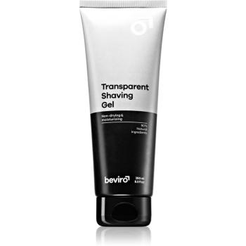 Beviro Transparent Shaving Gel borotválkozási gél uraknak 250 ml