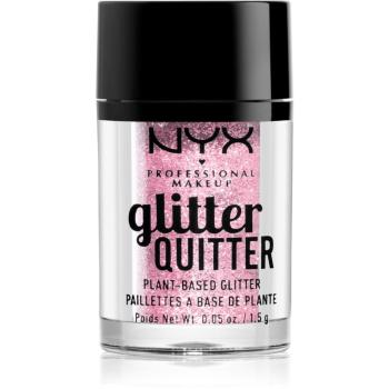 NYX Professional Makeup Glitter Quitter csillámok árnyalat 01 - Pink 1.5 g