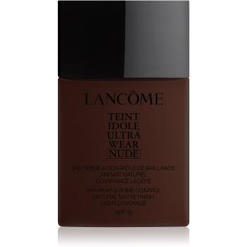 Lancôme Teint Idole Ultra Wear Nude könnyű mattító make-up árnyalat 17 Ebène 40 ml