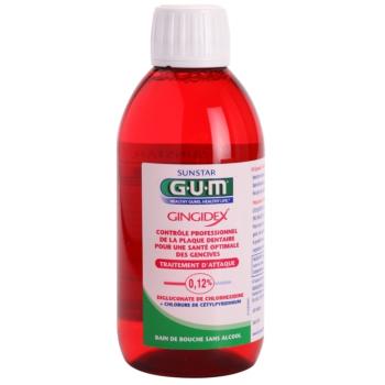 G.U.M Gingidex 0,12% szájvíz foglepedék ellen az egészséges ínyért alkoholmentes 300 ml