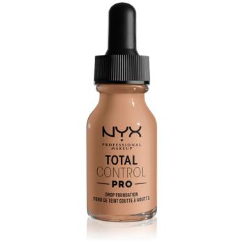 NYX Professional Makeup Total Control Pro Drop Foundation make-up árnyalat 10-5 - Medium Buff 13 ml