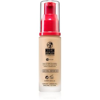 W7 Cosmetics HD hidratáló krémes make-up árnyalat Creme Brule 30 ml