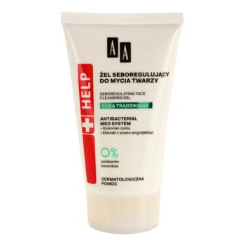 AA Cosmetics Help Acne Skin tisztító gél a faggyú termelődés ellen 150 ml