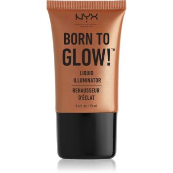 NYX Professional Makeup Born To Glow folyékony bőrélénkítő árnyalat 04 Sun Goddess 18 ml
