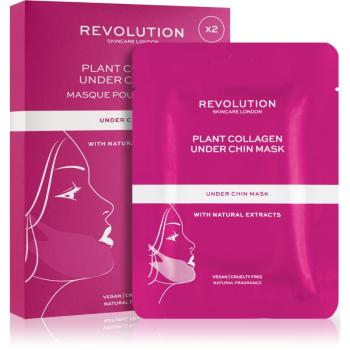 Revolution Skincare Plant Collagen Under Chin Mask bőrfeszesítő ézilmaszk 2 db