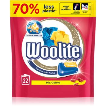 Woolite Mix Colors mosókapszula keratinnal 22 db