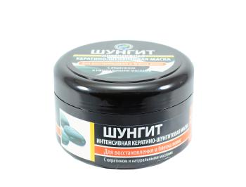 Intenzív keratin-sungit hajmaszk a megújulásért és ragyogásért természetes olajokkal - Fratti - 250ml