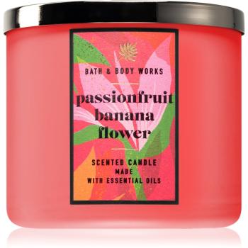 Bath & Body Works Passionfruit & Banana Flower illatos gyertya 411 g