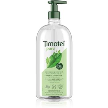 Timotei Pure Green Tea tisztító sampon normál és zsíros hajra 750 ml
