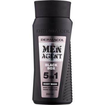 Dermacol Men Agent Black Box tusfürdő gél 5 in 1 250 ml